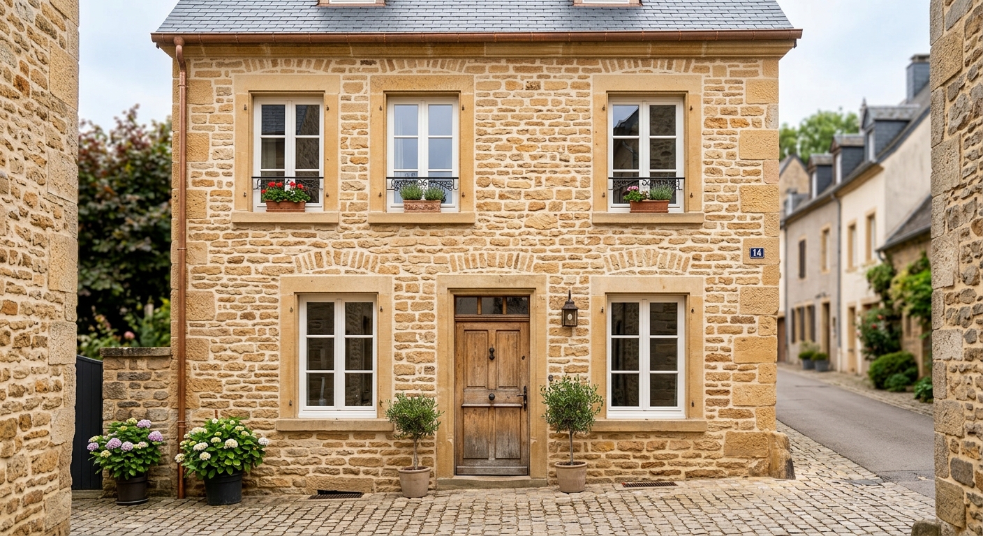 Nettoyage de façade en pierre