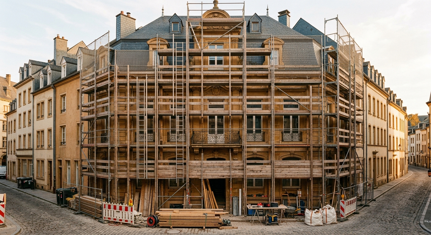 Travaux de façade dans la capitale